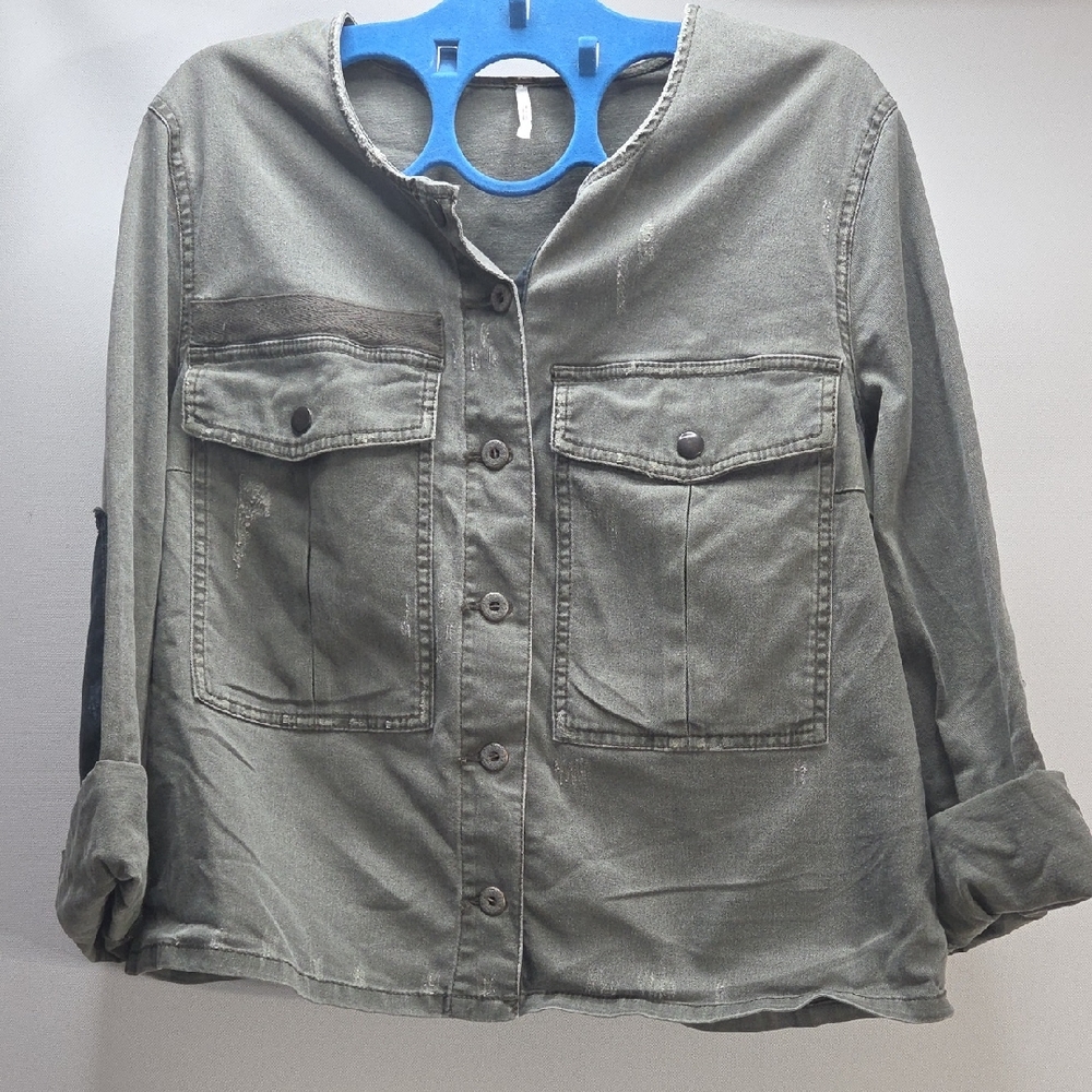 Free People Olive Green Jacket